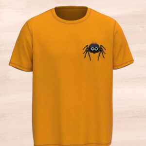 Oversized Yellow Spider Web T- Shirts